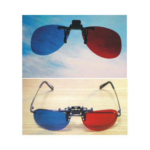 3D紅藍夾子型立體眼鏡