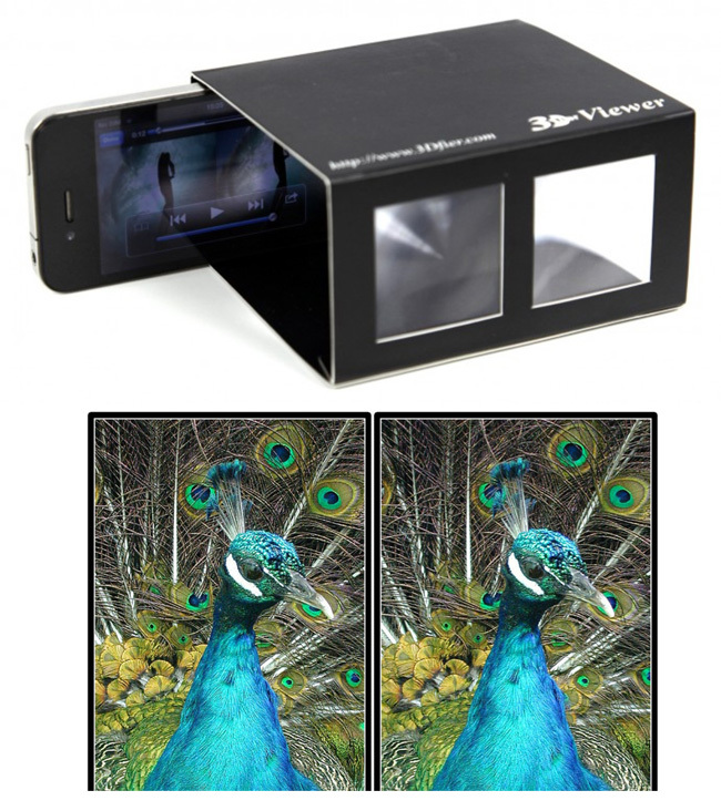 3D手機裸視立體鏡(紙質)