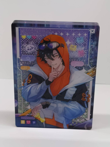 壓克力動漫立牌 動漫流動亮粉壓克力牌
