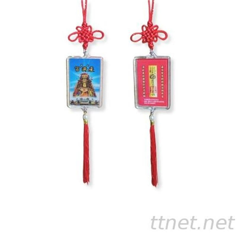 車掛飾品 車吊飾品 3D立體神像 3D神像 中國結 珍珠流蘇 魚嘴流蘇