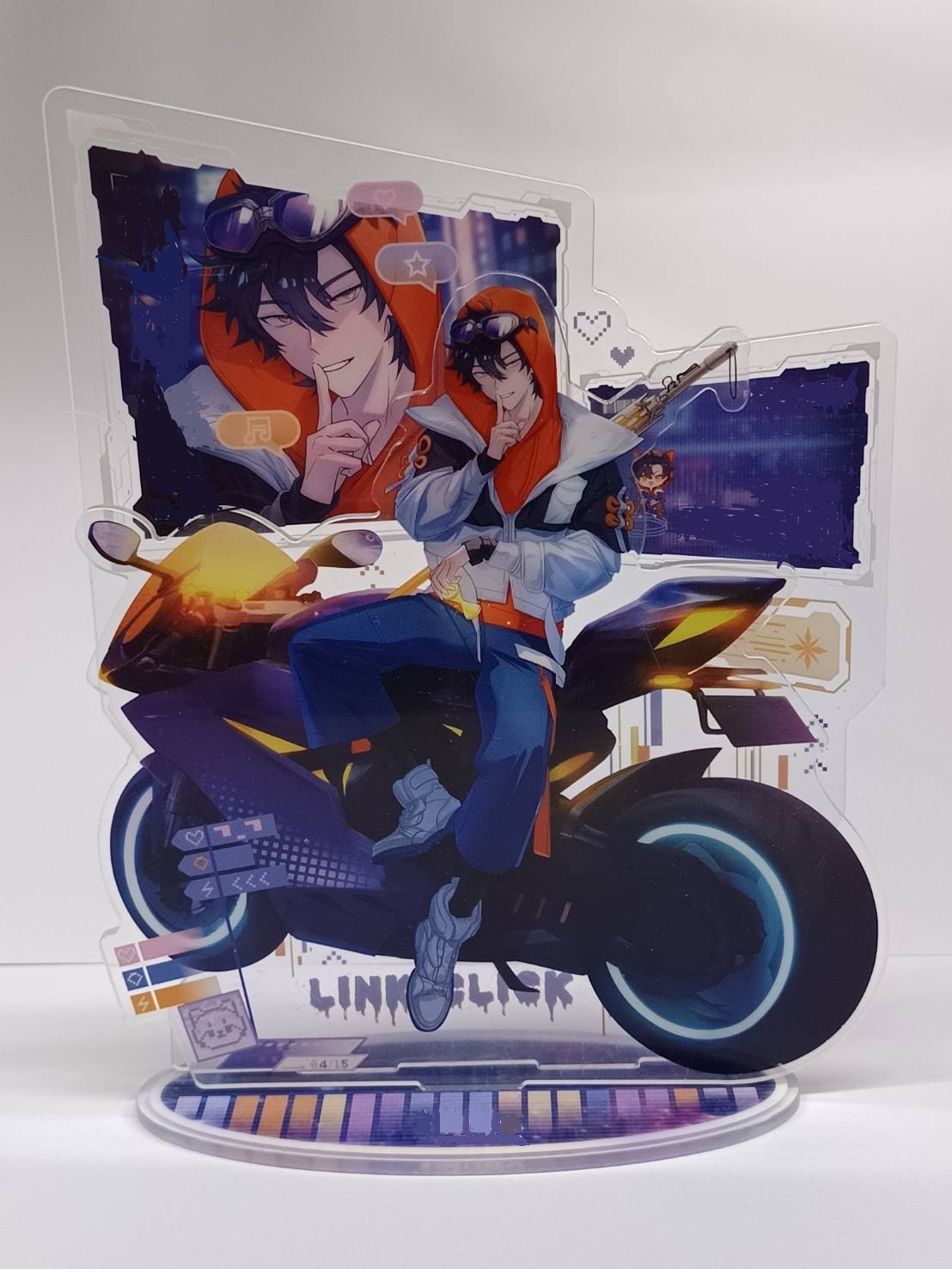 壓克力動漫立牌 動漫流動亮粉壓克力牌