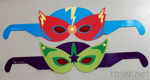 面具紙眼鏡 3D眼鏡 3D立體眼鏡