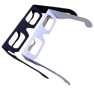 Diy紙眼鏡 教學用品 Diy 3D眼鏡 紅藍鏡片