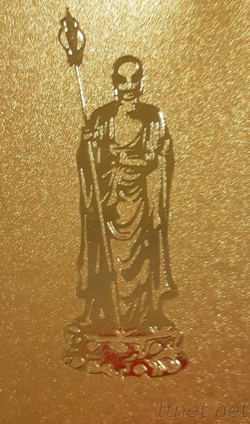 金箔 大尺寸金箔 壓紋金箔 彩色金箔