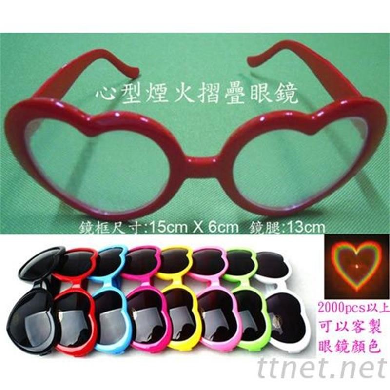 心形煙火眼鏡 煙火鏡片 3D立體眼鏡 奈米光眼鏡 3D眼鏡